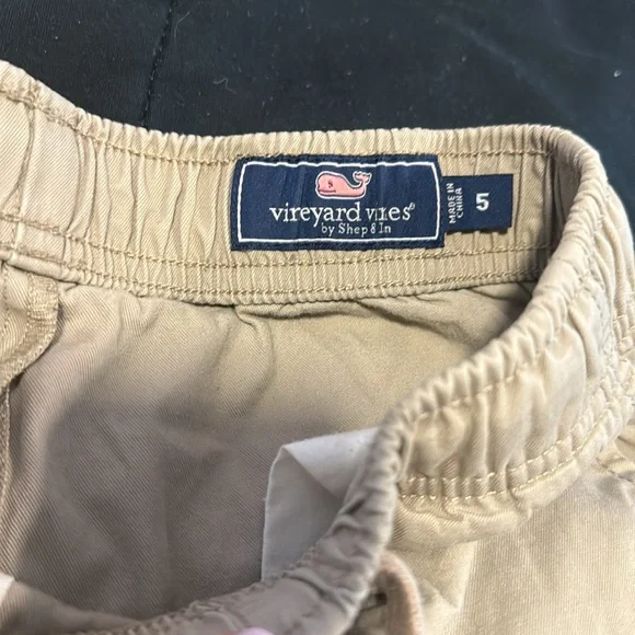 Polo by Ralph Lauren Blue and White Striped Shorts - Picture 3 of 4